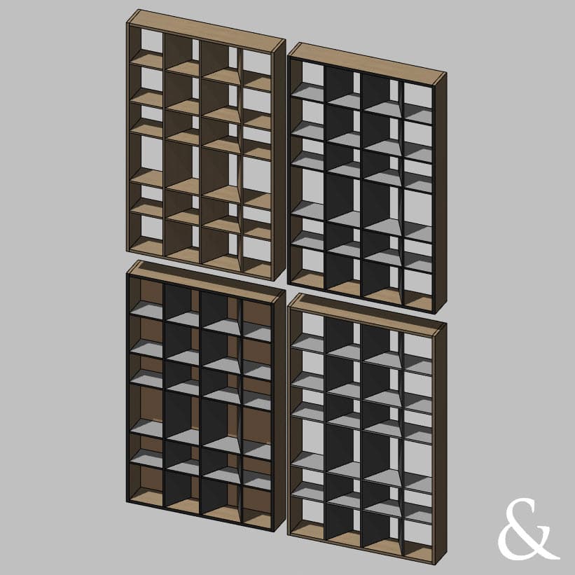 Стеллаж 4 шт view 2