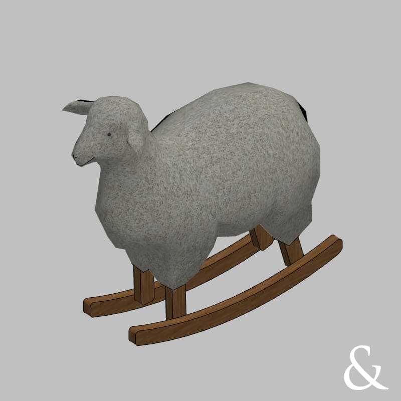 Овечка качалка