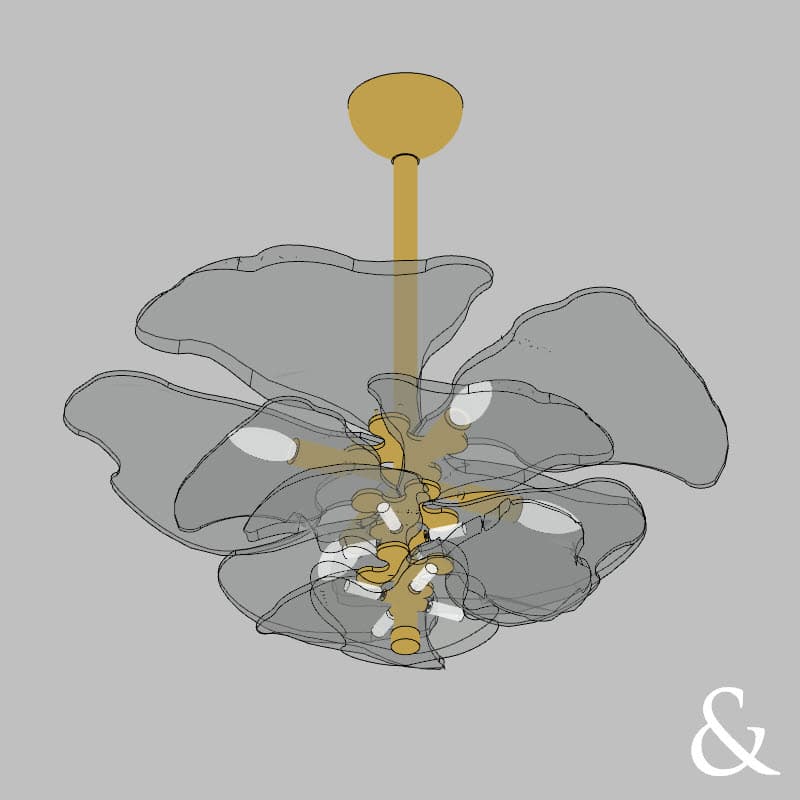 Подвесная люстра ASPASIA C12