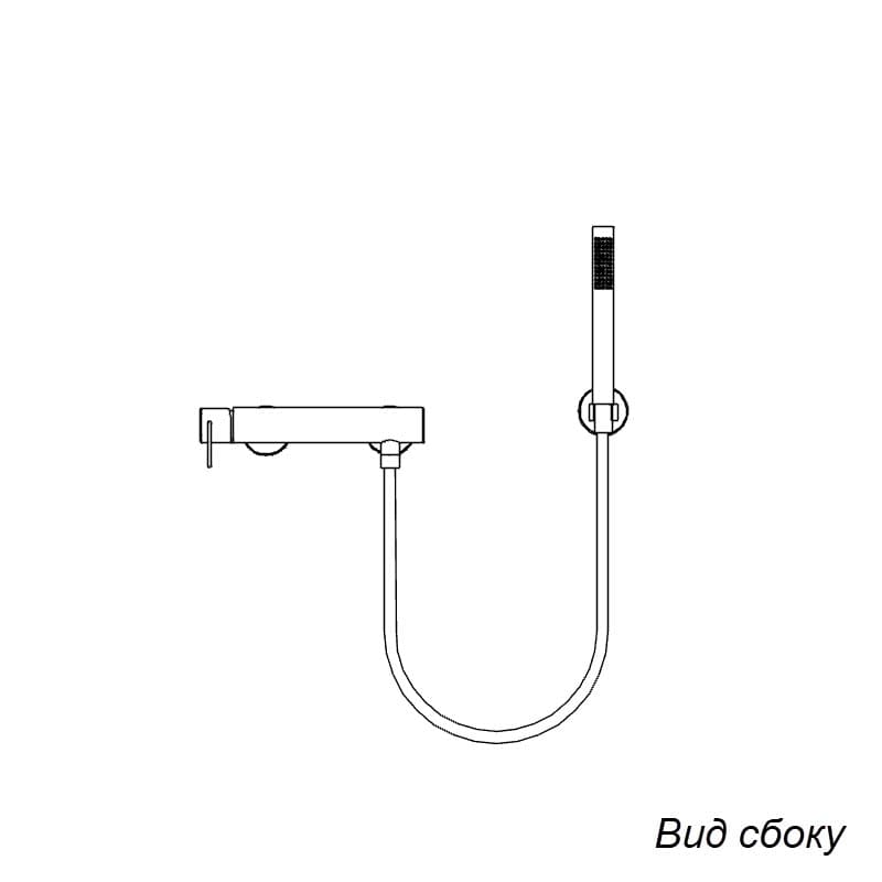 Смеситель для душа встроенный view 3
