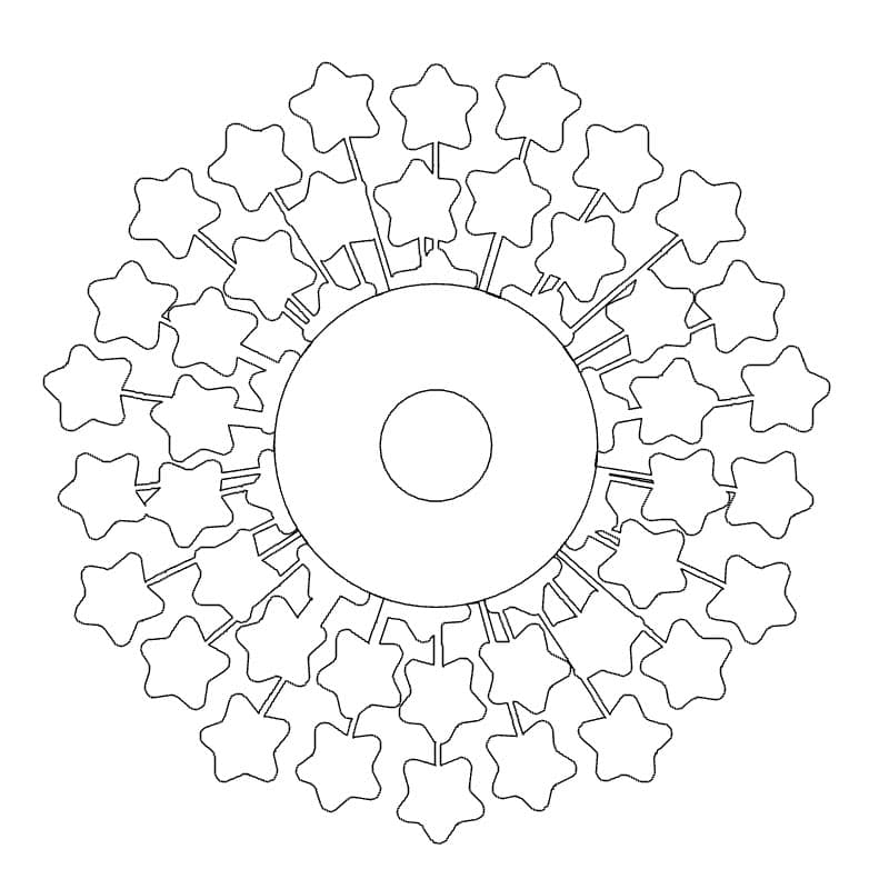 Люстра Murano Blue Tronchi view 2