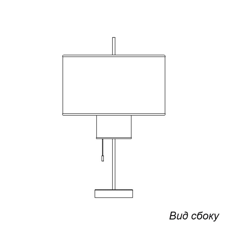 Настольная лампа Margin Beige Canvas view 3