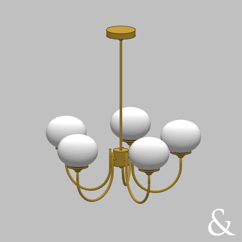 Marshmallow Chandelier х5