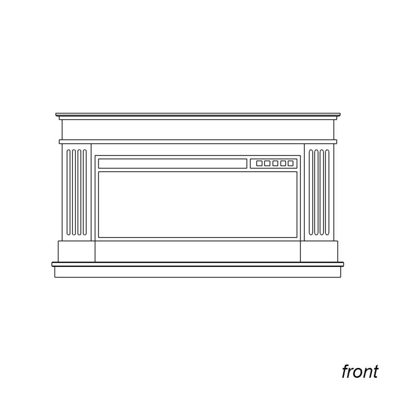Электрокамин CALIFORNIA 38 view 3