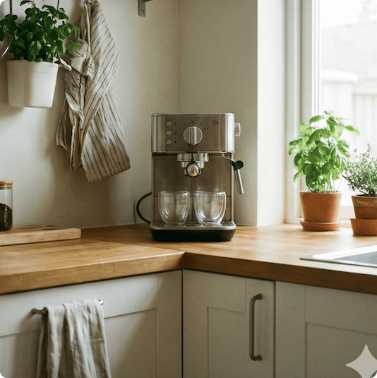 Кофемашина со стаканами