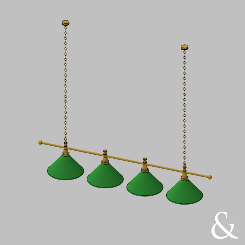 Светильник для бильярда Prestige Golden