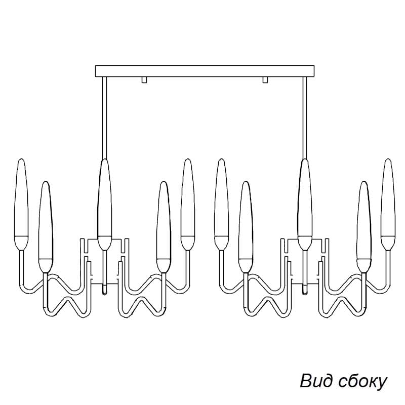 Подвесная люстра Cloyd Zoar view 3
